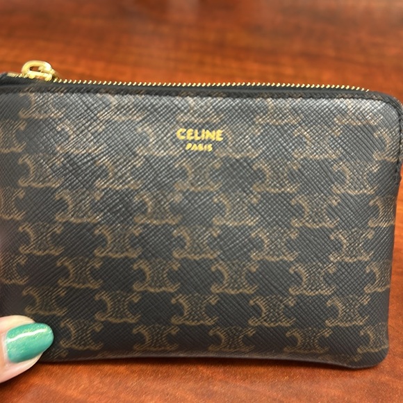 Celine Coin and Card Pouch - Picture 2 of 5
